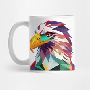 Low poly with eagle Mug